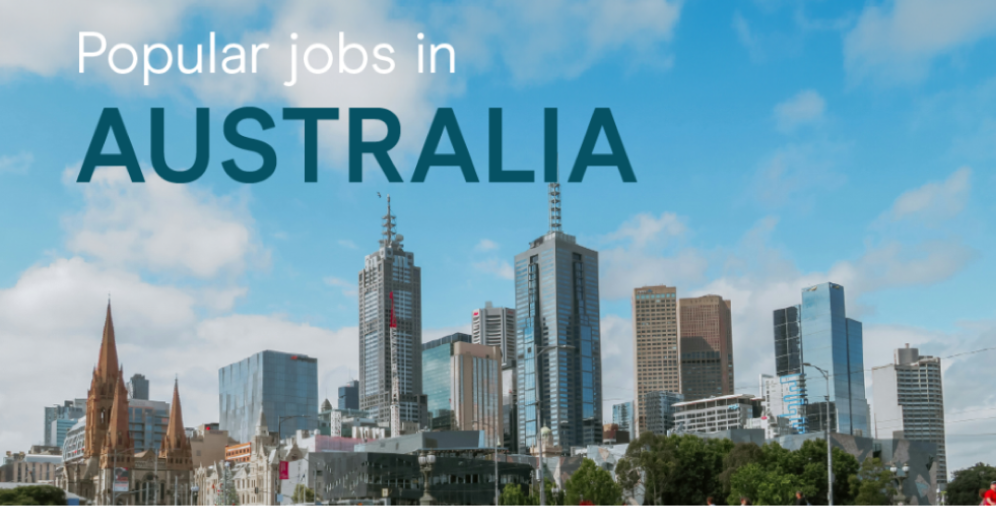 Horizontal blog- popular jobs Australia, Melbourne skyline