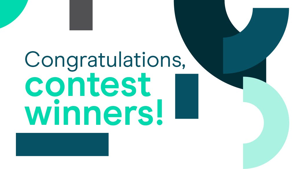 Horizontal blog- graphic congratulating contest winners